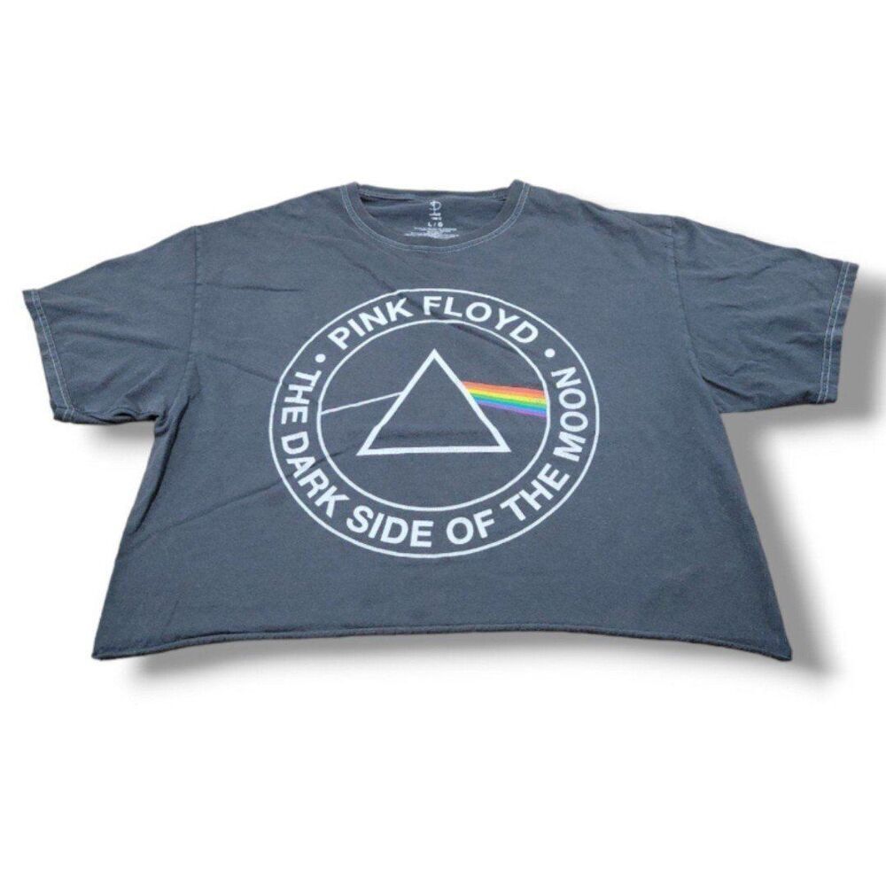 Pink Floyd Shirt Size Size Large The Dark Side Of The Moon Graphic Tee Crop Top